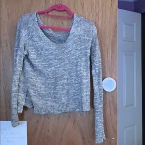 grey sweater shirt
